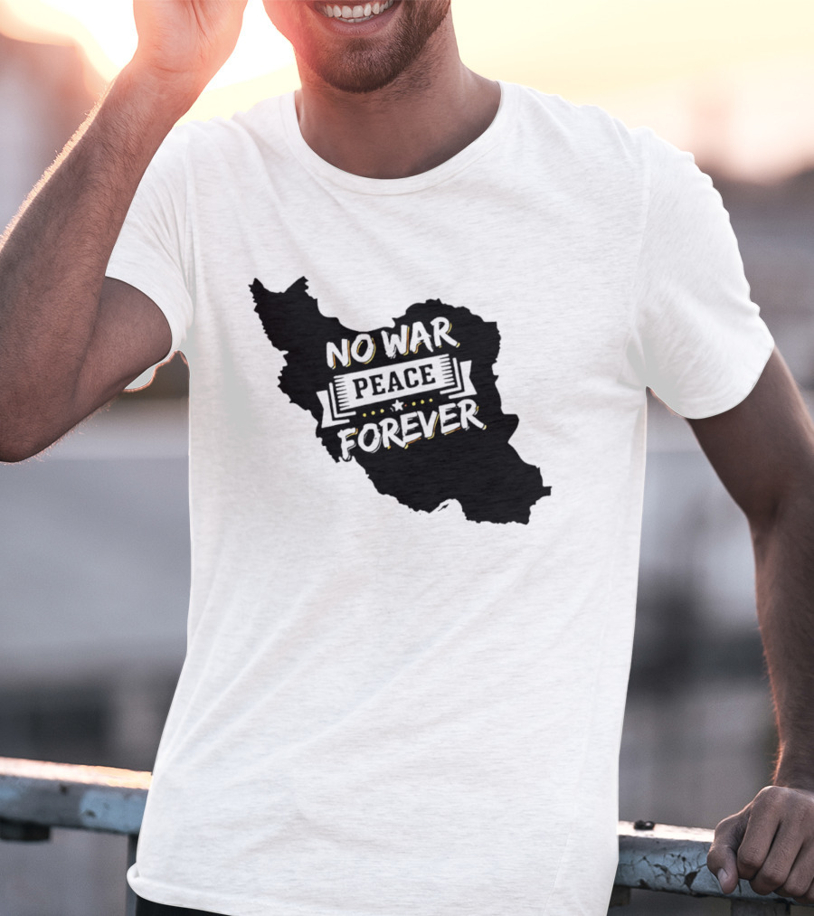 No War Peace Forever Map T-Shirt