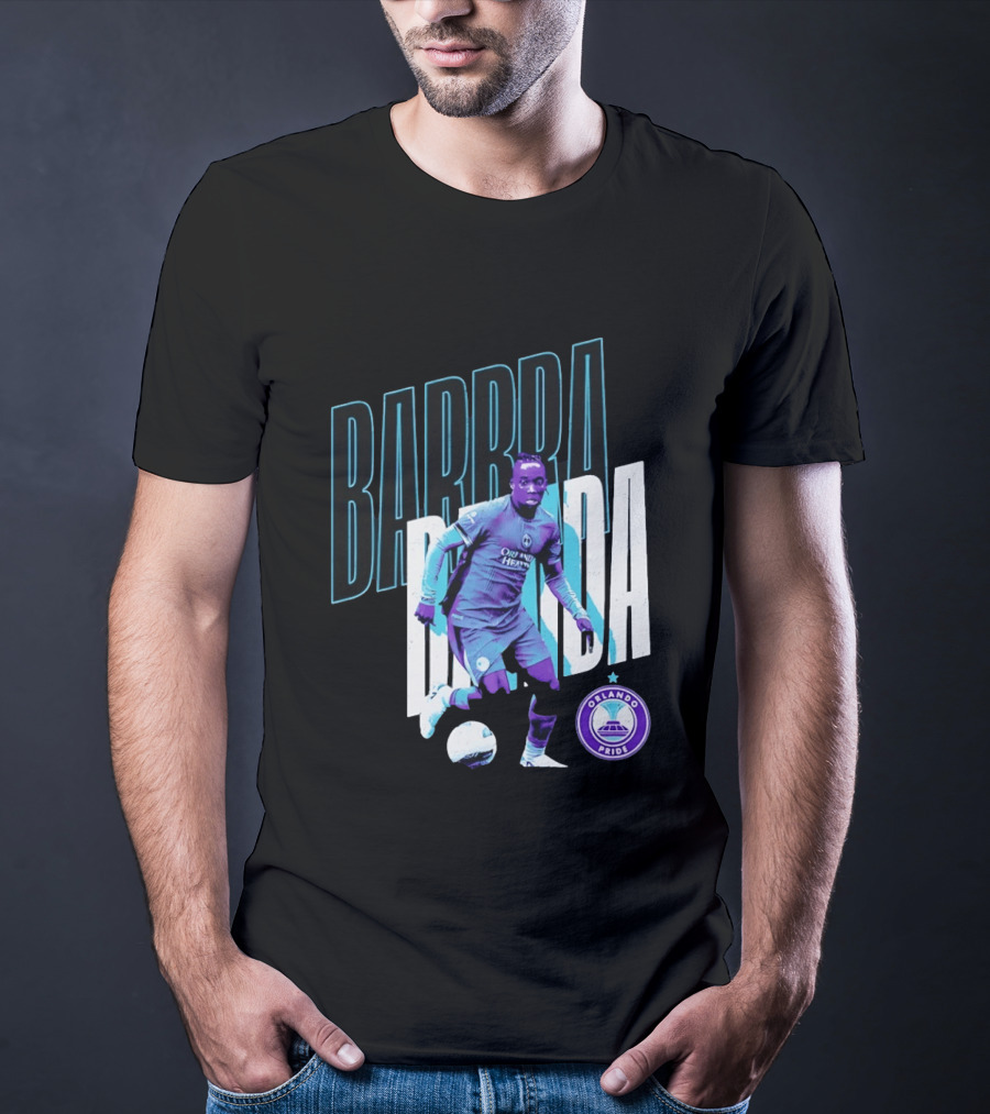 Barbra Banda Orlando Pride Soccer Player Action Pose T-Shirt
