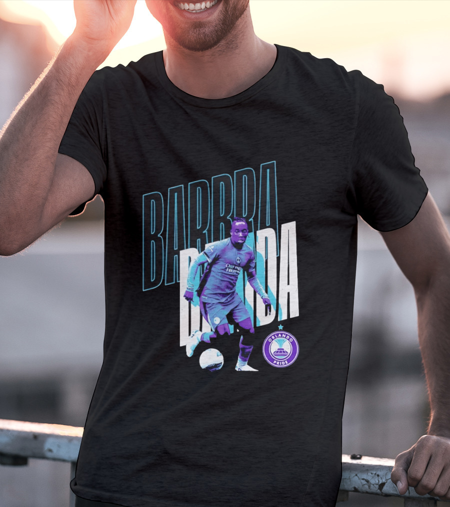 Barbra Banda Orlando Pride Soccer Player Action Pose T-Shirt