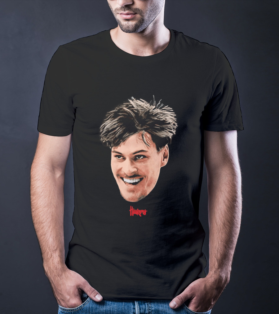 Braden Frager Huskers Big Head Nebraska Cornhuskers T-Shirt