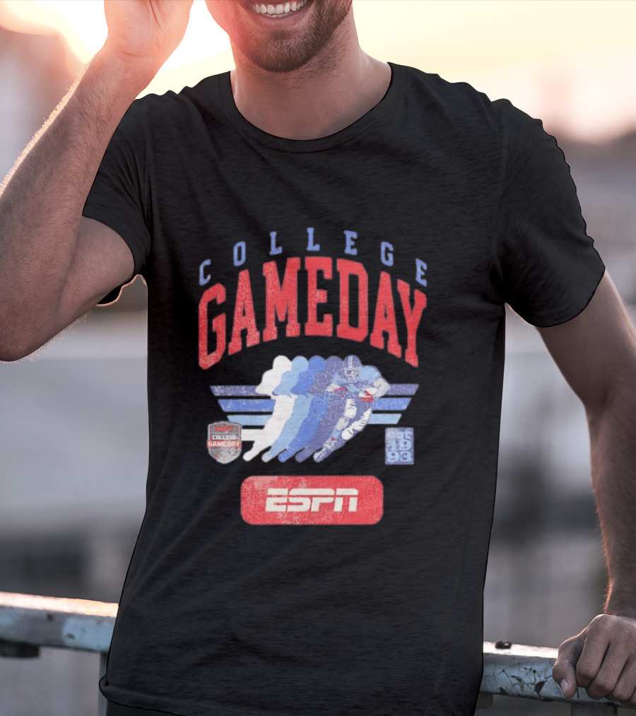 College GameDay Running Est 1993 ESPN Football T-Shirt