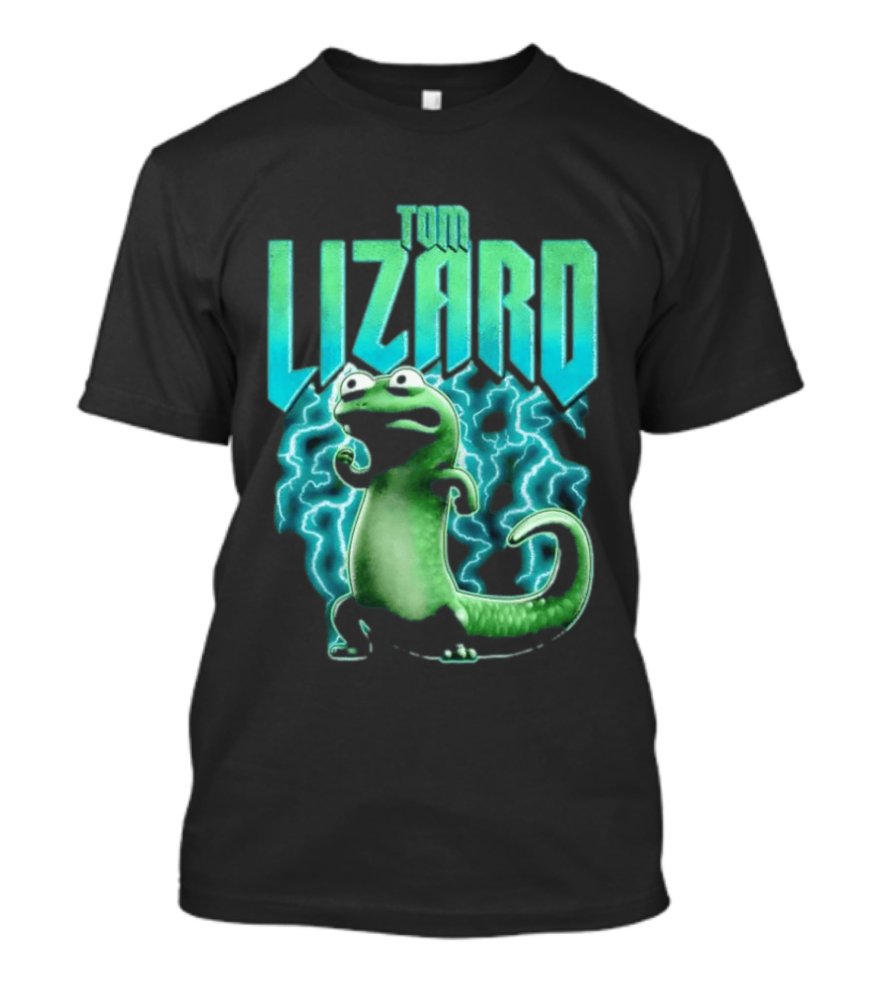 Tom Lizard Animated Lightning Character Disney Hoppers T-Shirt