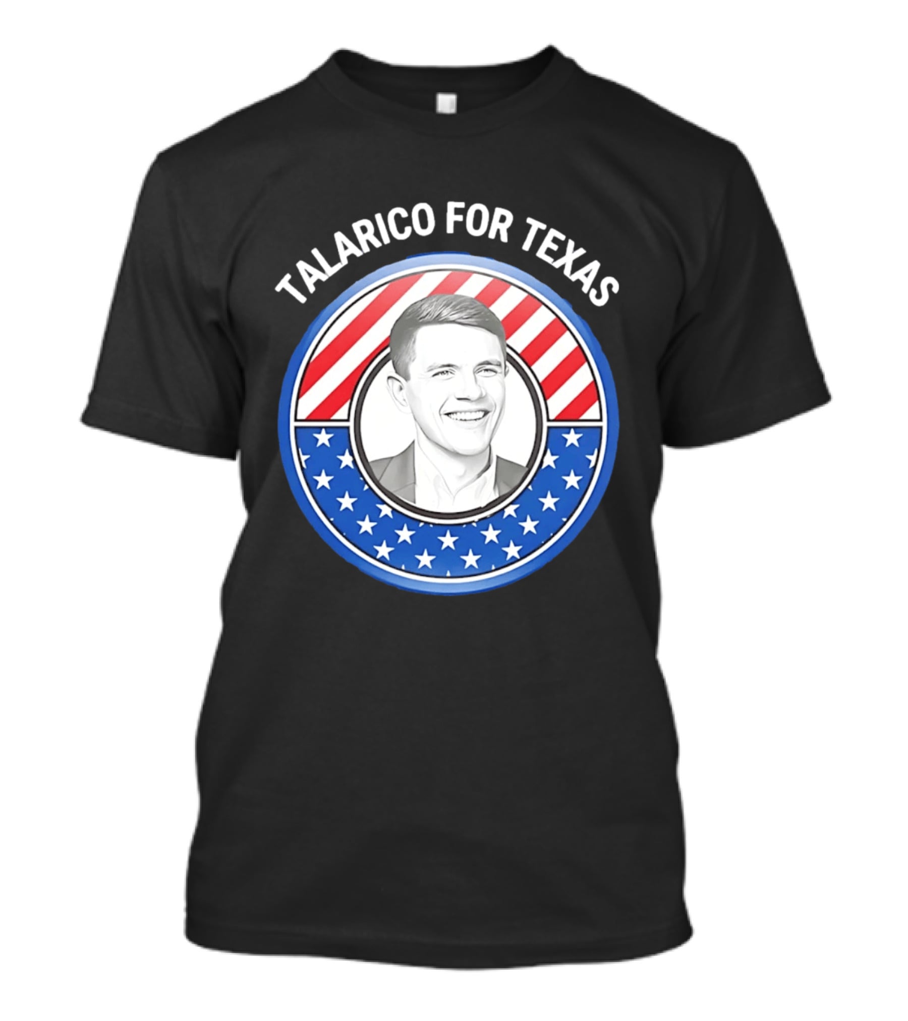 Talarico For Texas US Senator James Talarico '26 Stars Stripes Campaign T-Shirt