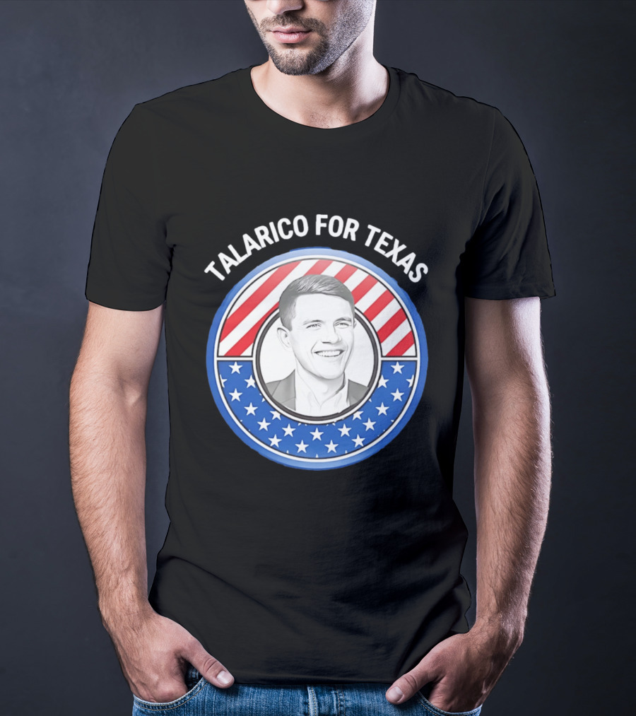 Talarico For Texas US Senator James Talarico '26 Stars Stripes Campaign T-Shirt