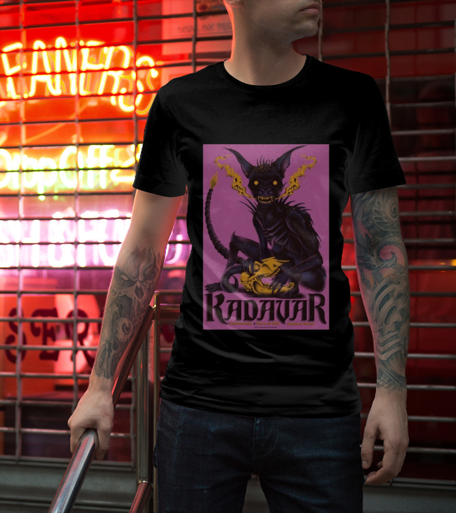 Kadavar Pabellón Oeste March 14 2026 Ciudad De Mexico Tour T-Shirt