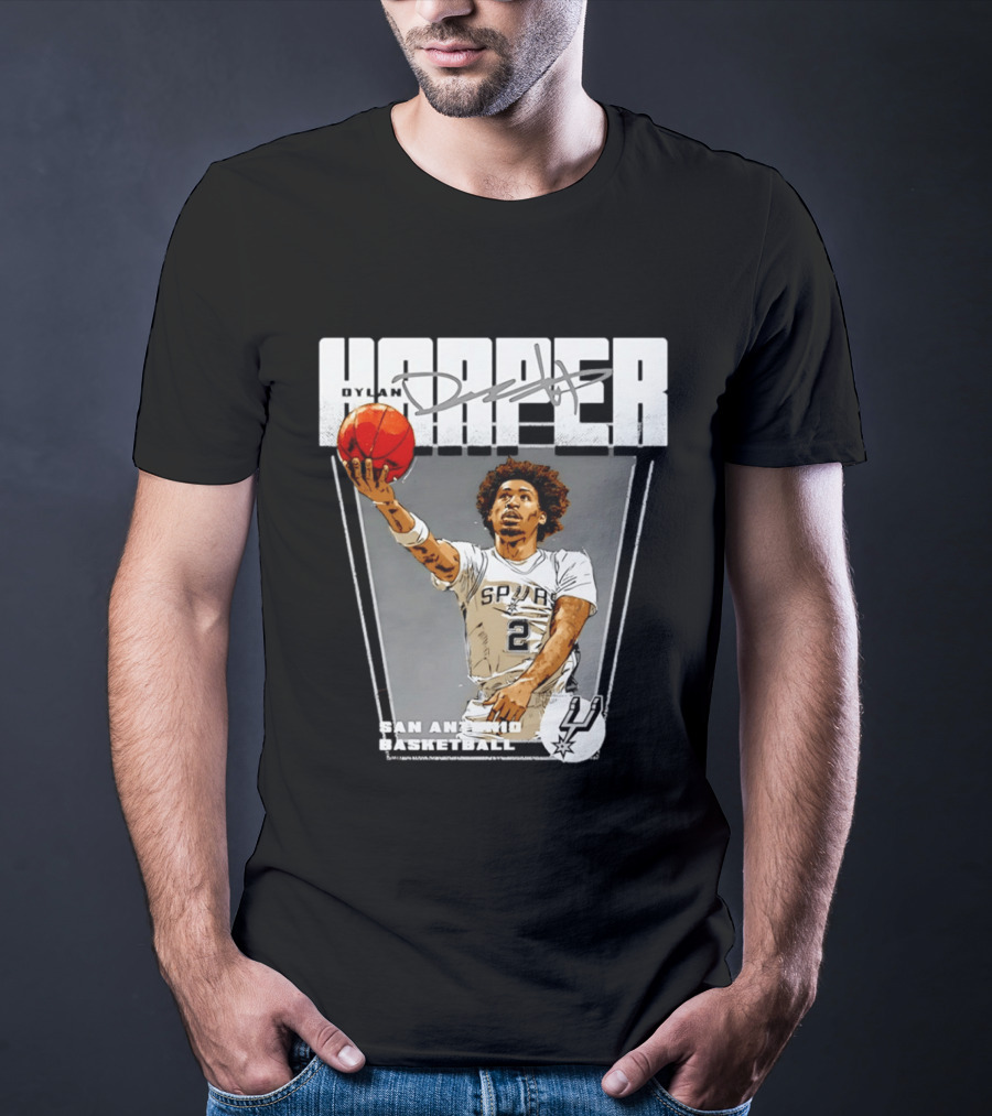 Dylan Harper San Antonio Spurs Basketball Premiere T-Shirt