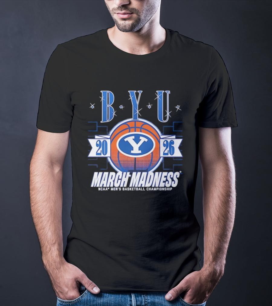 BYU Cougars 2026 NCAA Men's Basketball Championship March Madness T-Shirt
