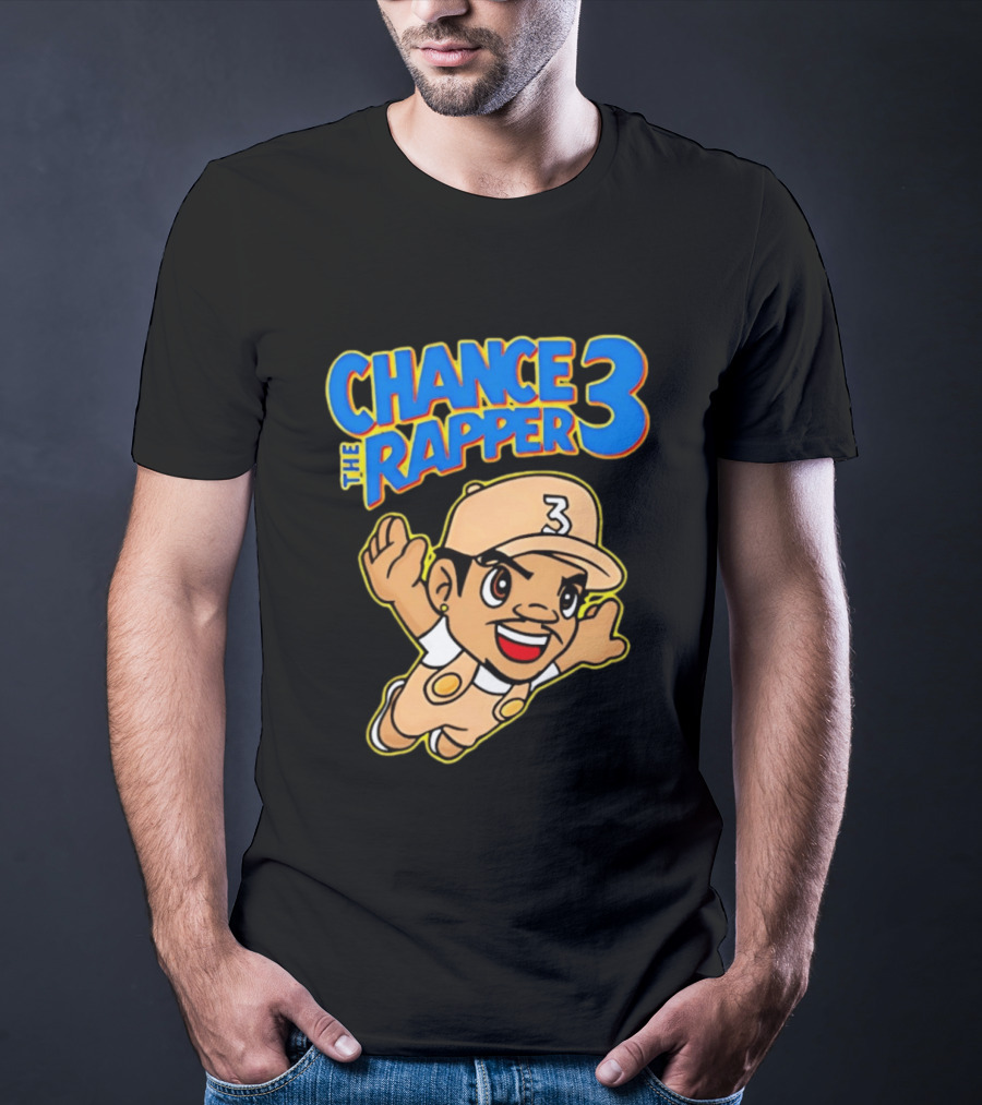 Chance The Rapper Super Mario 3 Character Mashup T-Shirt