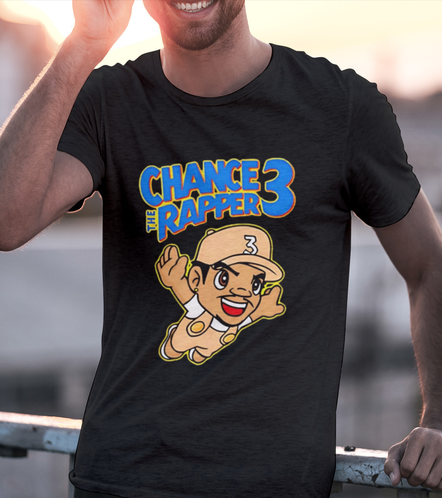 Chance The Rapper Super Mario 3 Character Mashup T-Shirt