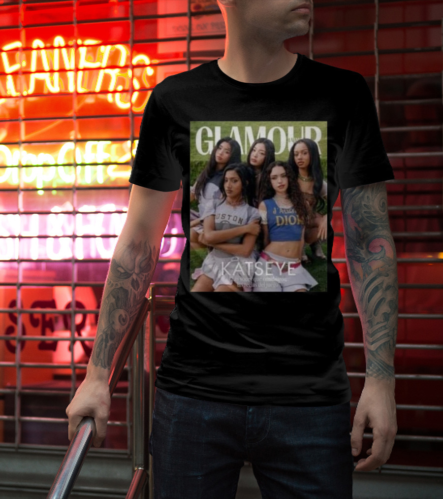 Glamour Latinoamérica Katseye Dior Boston Style Cover T-Shirt