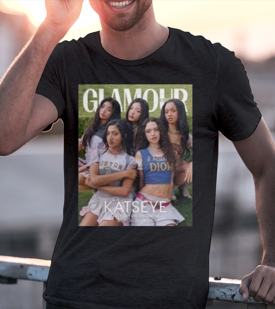 Glamour Latinoamérica Katseye Dior Boston Style Cover T-Shirt