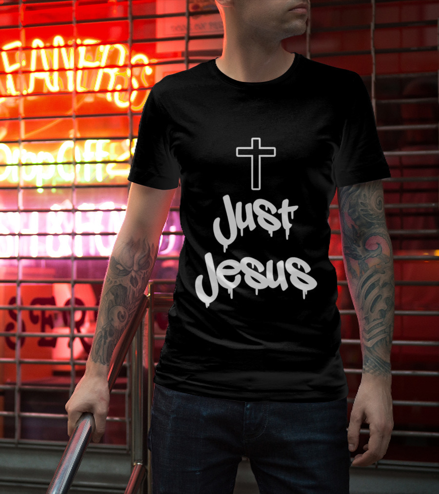 Charles Kiely Just Jesus Cross T-Shirt