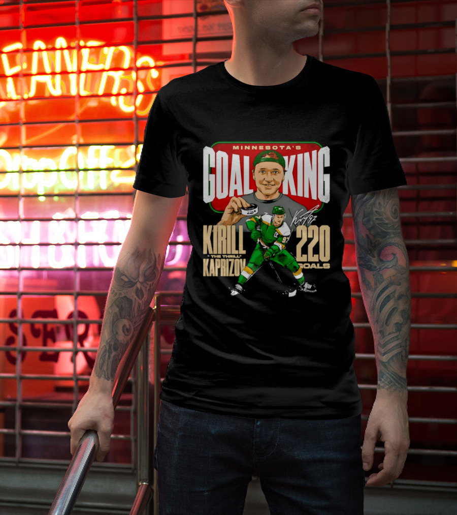 Minnesota's Goal King Kirill Kaprizov 220 Goals T-Shirt