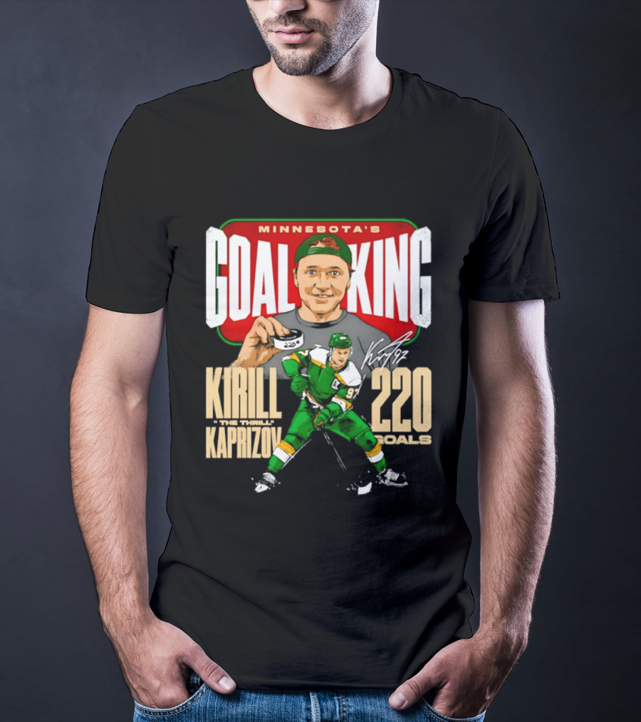 Minnesota's Goal King Kirill Kaprizov 220 Goals T-Shirt