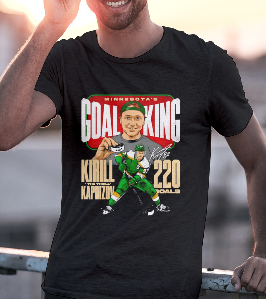 Minnesota's Goal King Kirill Kaprizov 220 Goals T-Shirt