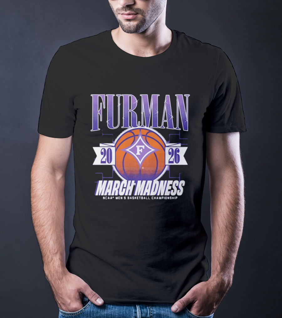 Furman Paladins 2026 NCAA Men's Basketball Championship March Madness T-Shirt