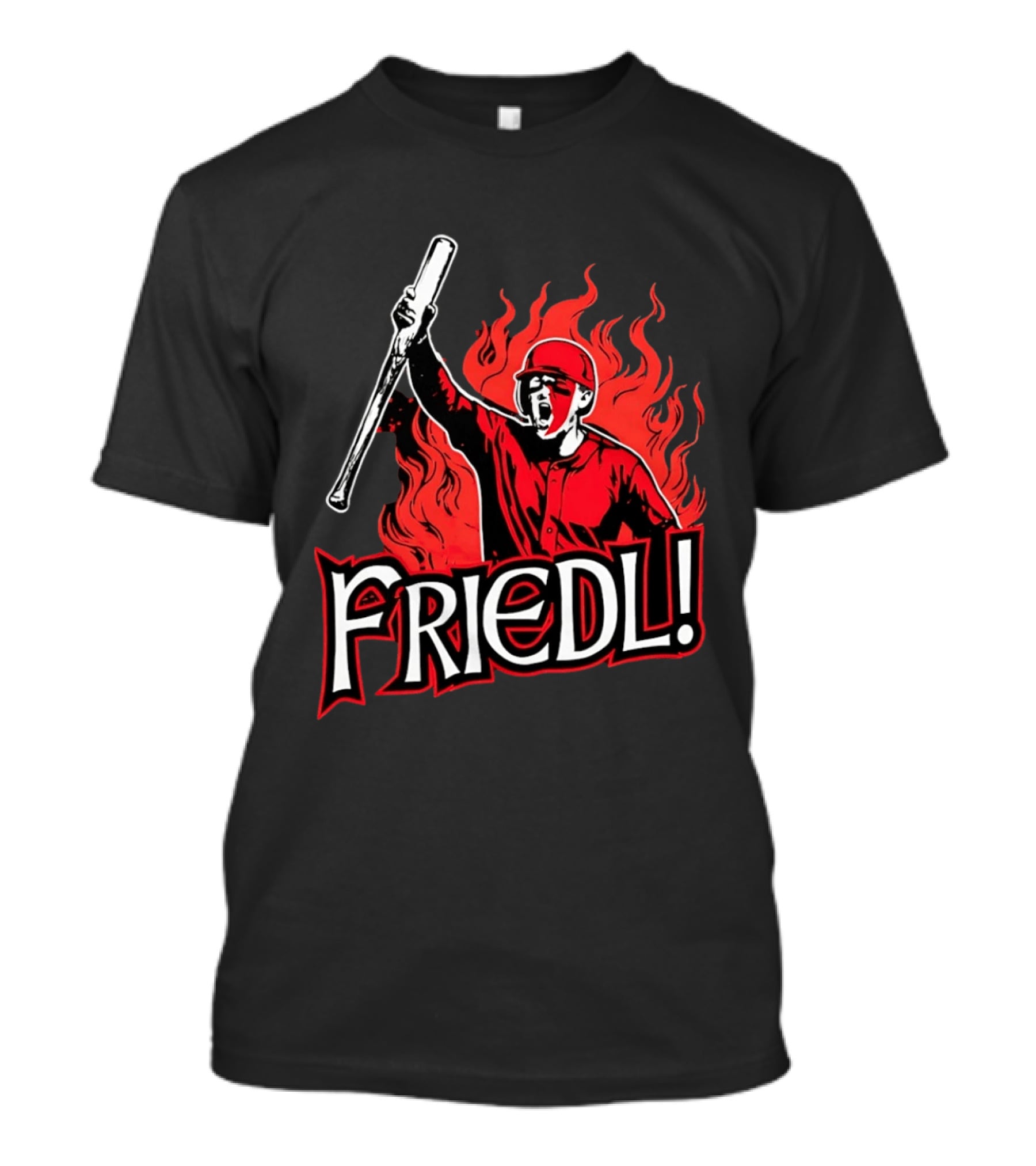 Cincinnati Reds TJ Friedl Battle Cry Fire Friedl! T-Shirt