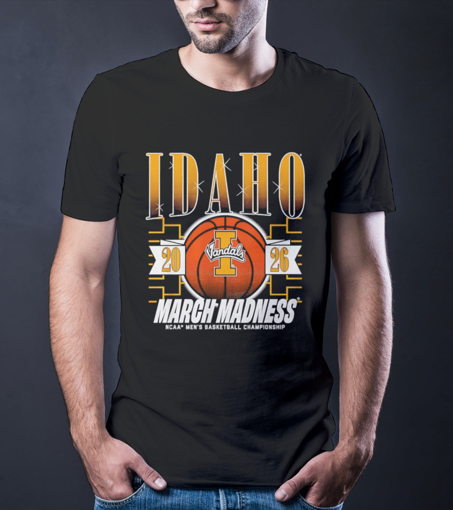 Idaho Vandals 2026 NCAA Men's Basketball Championship March Madness T-Shirt