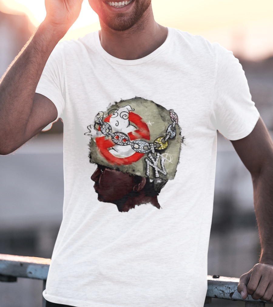 Swag Stealer Album Ghostbusters Chain Art NY Yankees T-Shirt