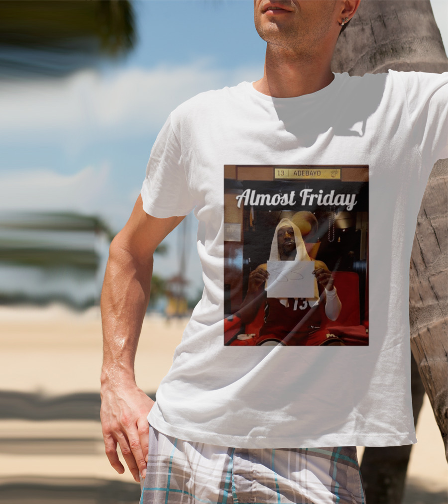 Almost Friday Bam Adebayo 83 Points Locker Room Moment T-Shirt