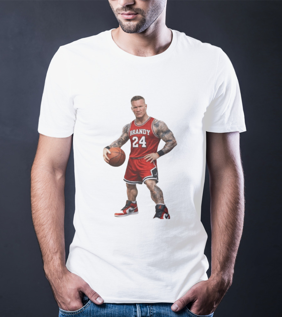 Brandy 24 Basketball Player Jordan Style Tattooed Athlete T-Shirt