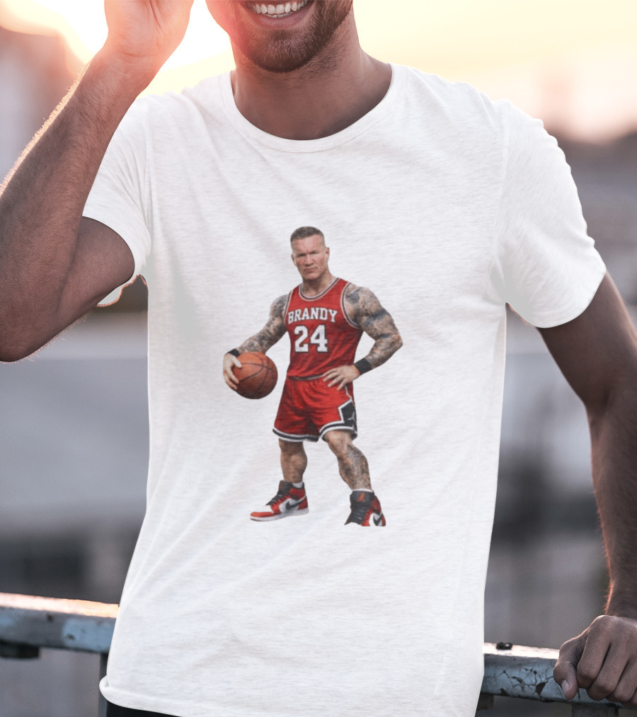 Brandy 24 Basketball Player Jordan Style Tattooed Athlete T-Shirt