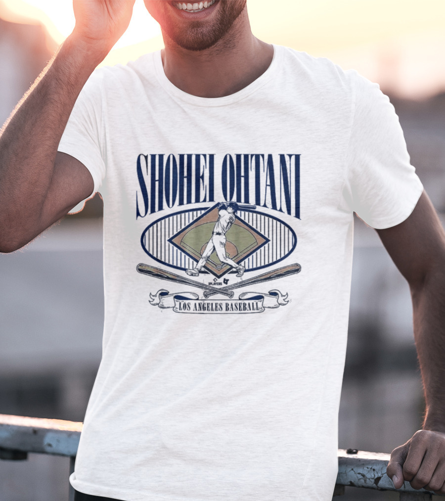 Shohei Ohtani Los Angeles Baseball Diamond Standouts T-Shirt