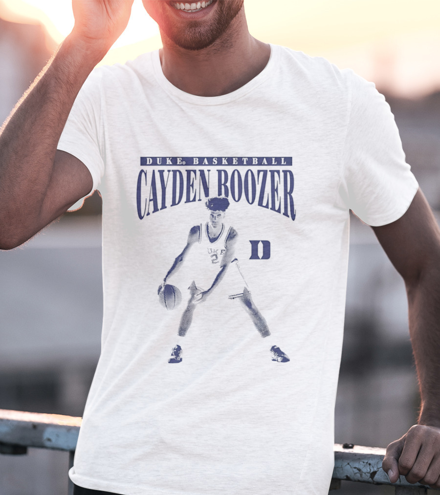 Cayden Boozer Duke Blue Devils NCAA Basketball Player T-Shirt