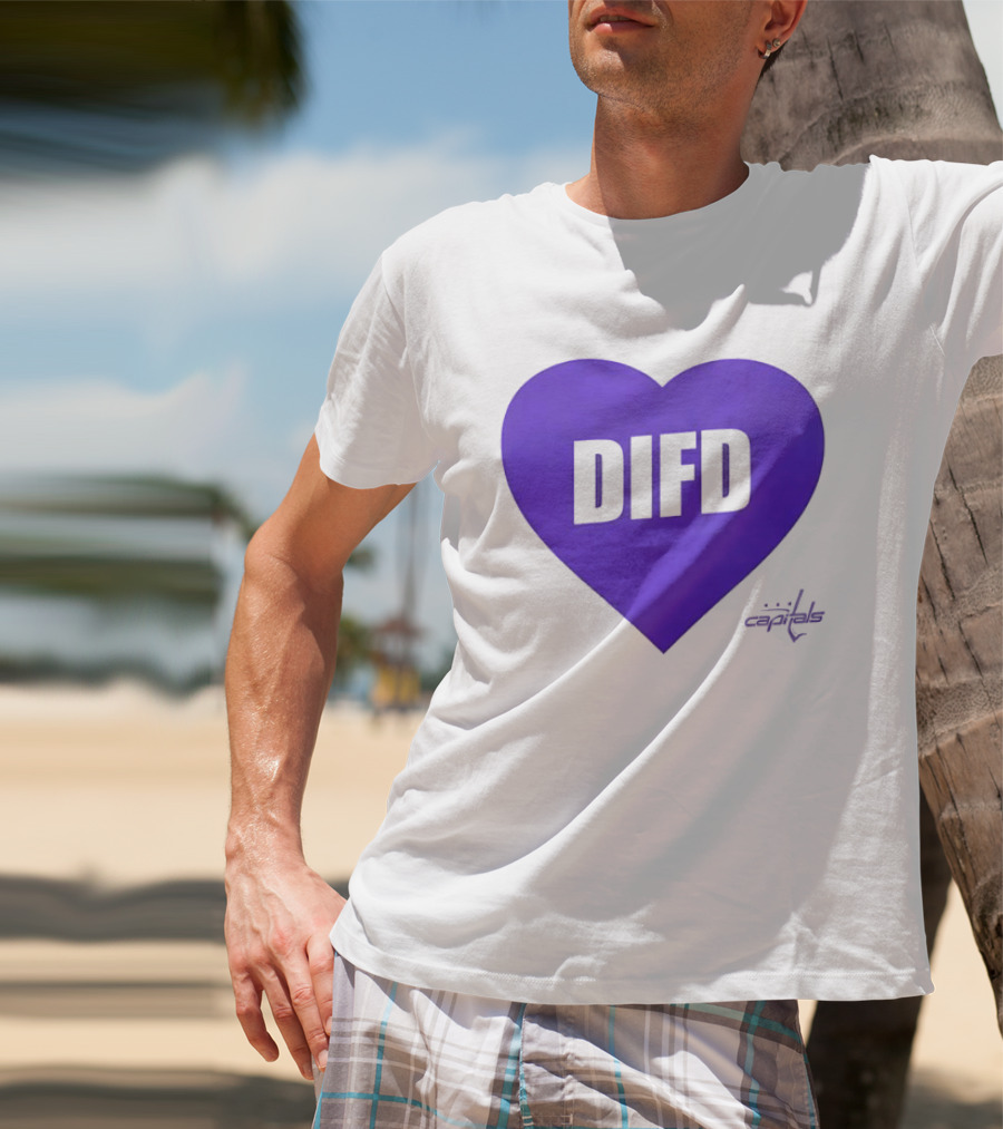 Washington Capitals DIFD Purple Heart T-Shirt