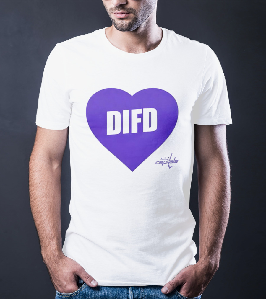 Washington Capitals DIFD Purple Heart T-Shirt