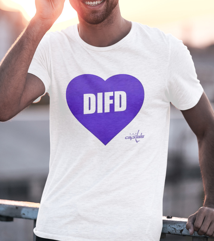 Washington Capitals DIFD Purple Heart T-Shirt