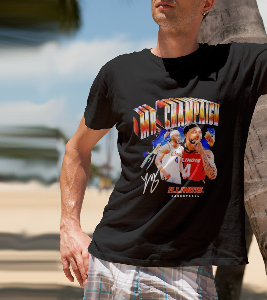 Mr Champaign Kylan Boswell Illinois Basketball T-Shirt