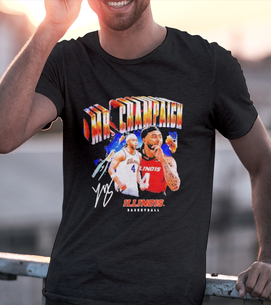 Mr Champaign Kylan Boswell Illinois Basketball T-Shirt