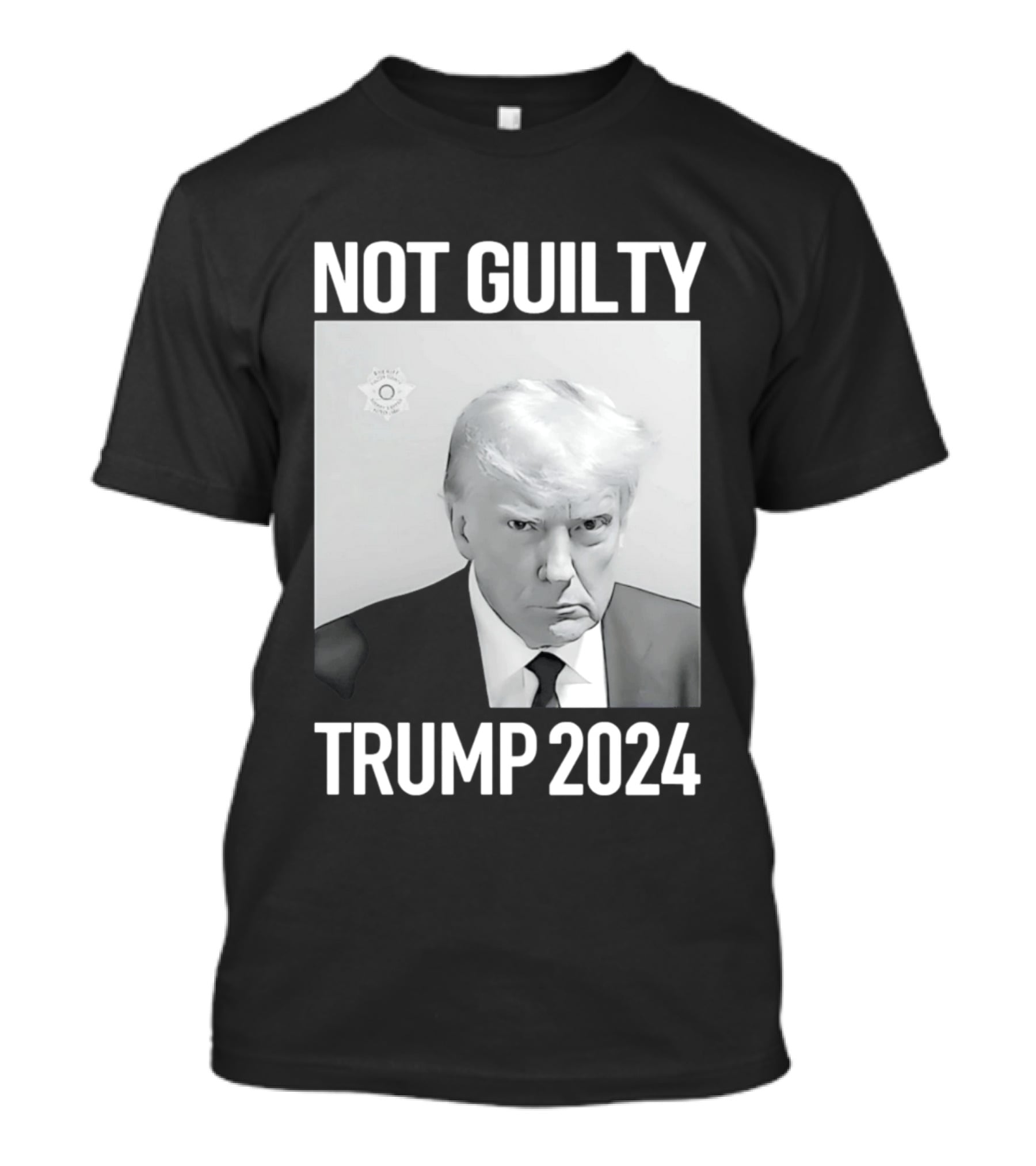 Not Guilty Donald Trump 2024 Campaign T-Shirt
