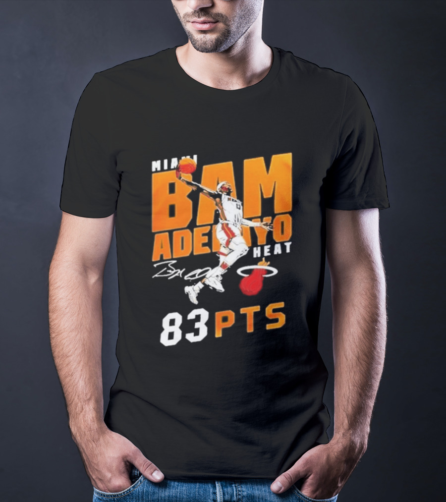 Miami Heat Bam Adebayo 83 Points Celebration T-Shirt