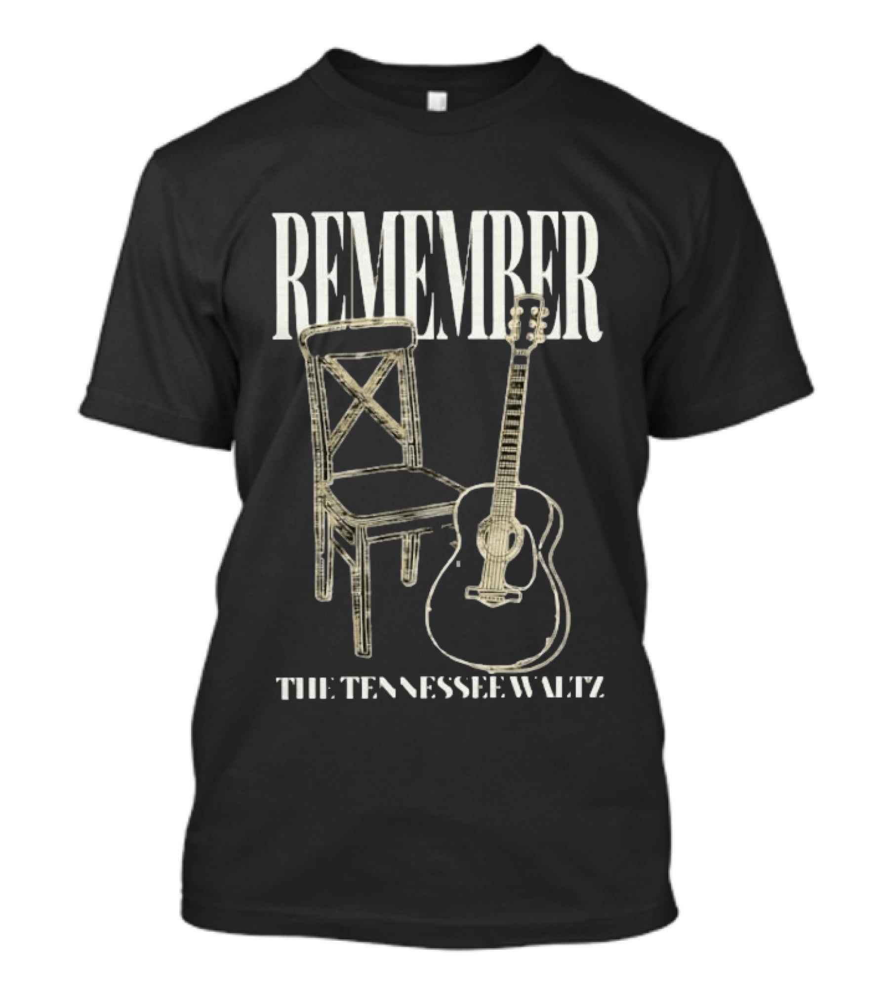 Remember The Tennessee Waltz Chair And Guitar T-Shirt