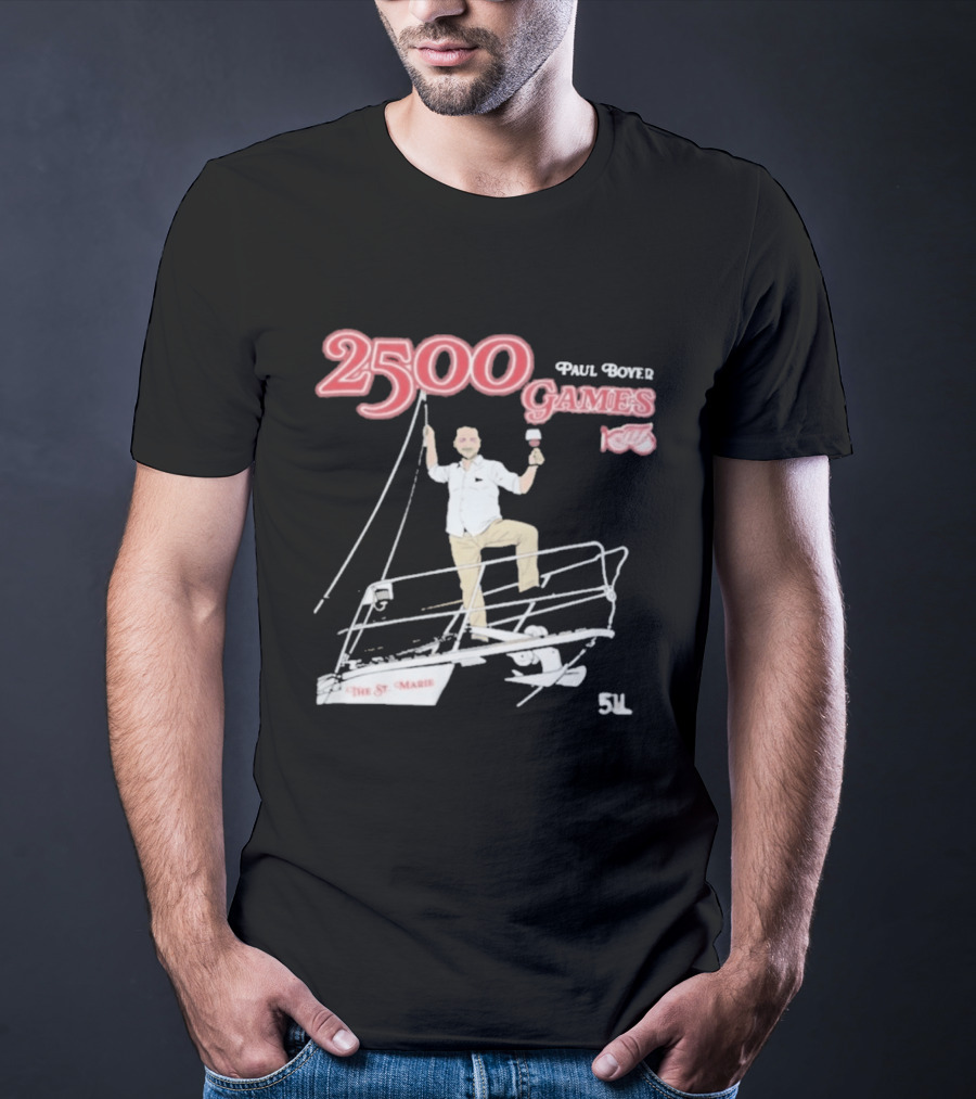 2500 Games Paul Boyer The St. Marie T-Shirt