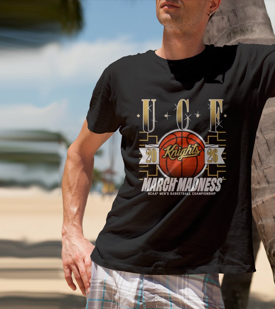 UCF Knights 2026 March Madness NCAA Men's Basketball Championship T-Shirt