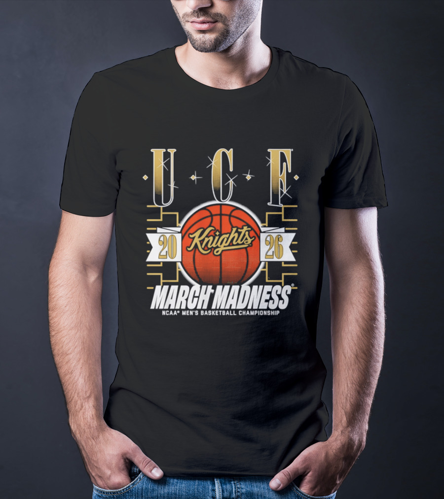 UCF Knights 2026 March Madness NCAA Men's Basketball Championship T-Shirt