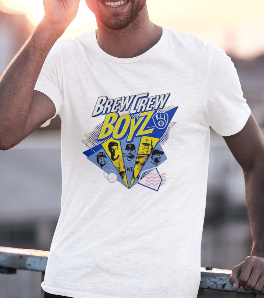 Brew Crew Boyz 2026 Brewers Night Baseball Icons Celebration T-Shirt