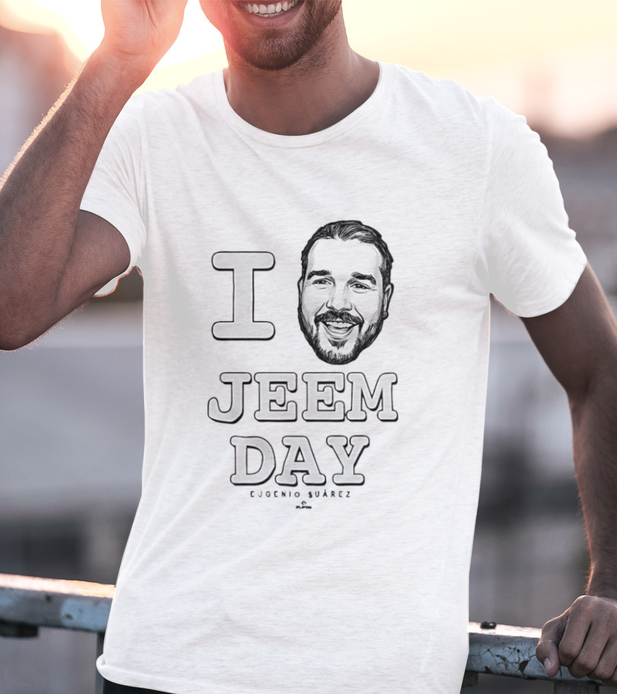 I Love Jeem Day Eugenio Suarez Cincinnati Big Head T-Shirt