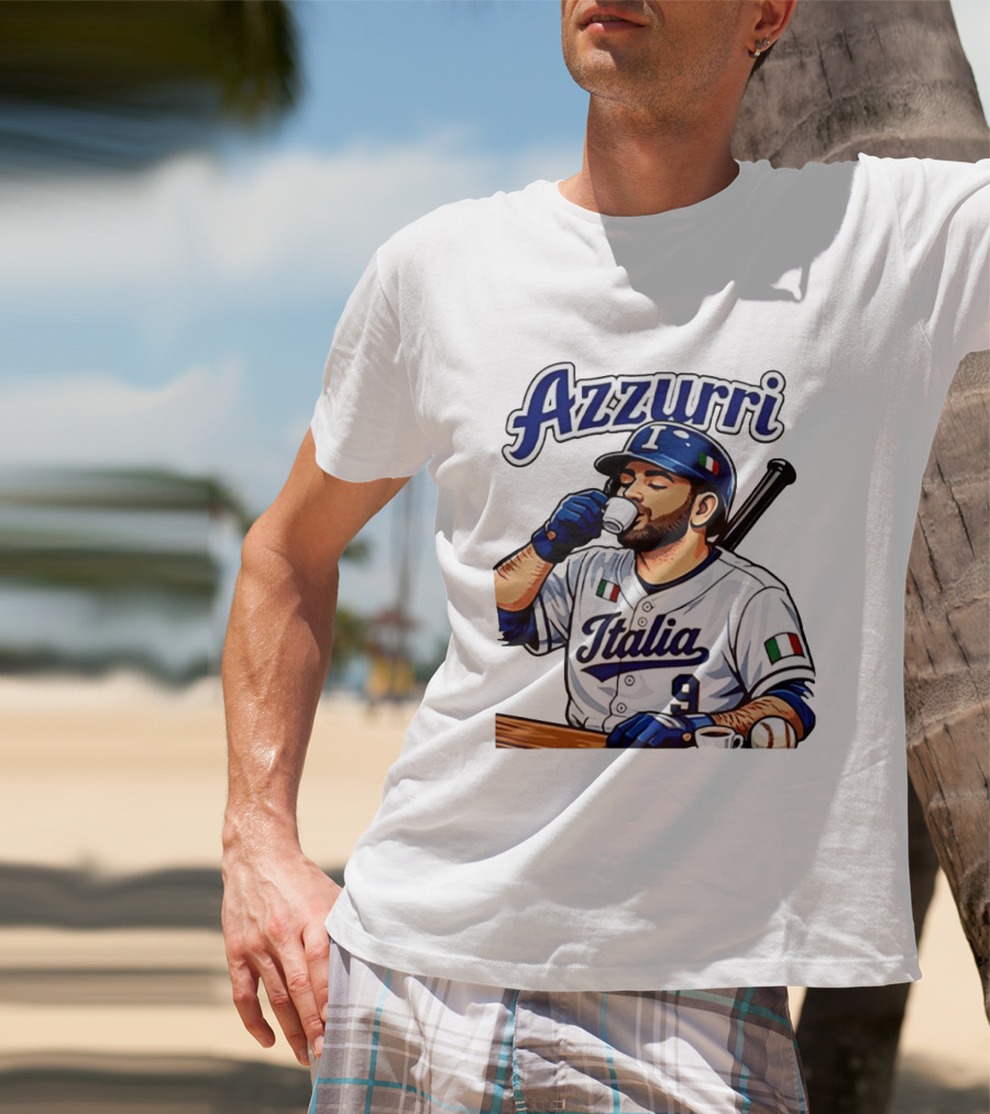 Italia Azzurri WBC Baseball Vinnie Pasquantino 2026 T-Shirt