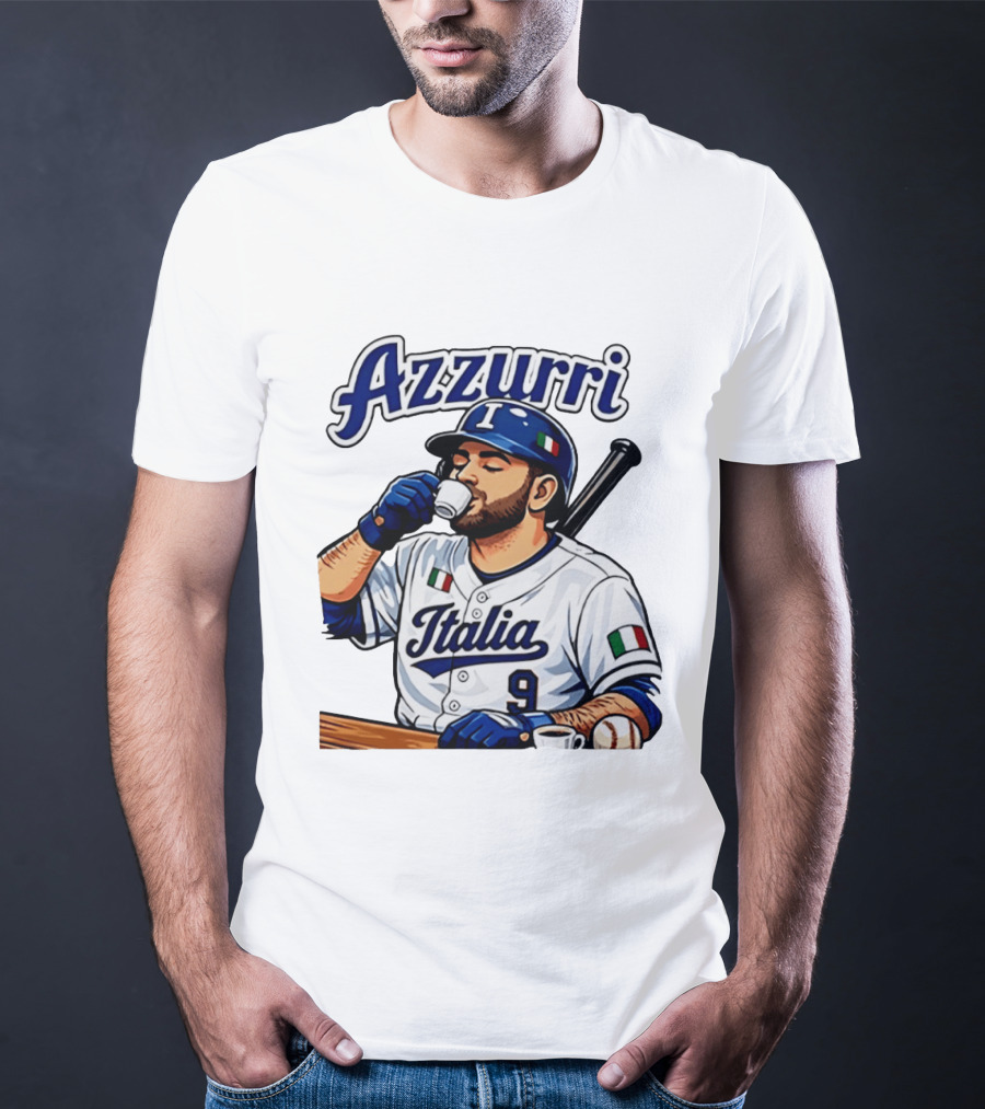 Italia Azzurri WBC Baseball Vinnie Pasquantino 2026 T-Shirt