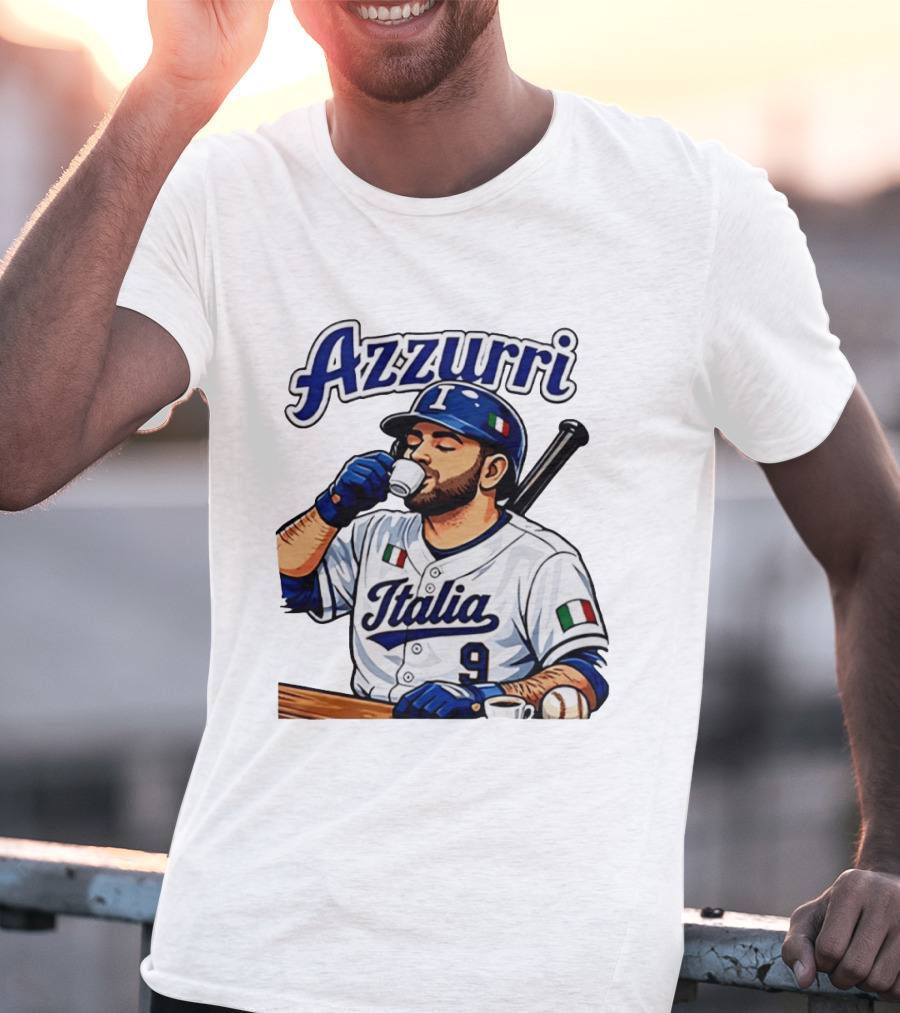Italia Azzurri WBC Baseball Vinnie Pasquantino 2026 T-Shirt