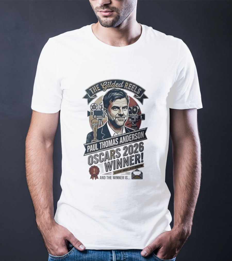 Paul Thomas Anderson Oscars 2026 Winner Academy Award Best Director T-Shirt