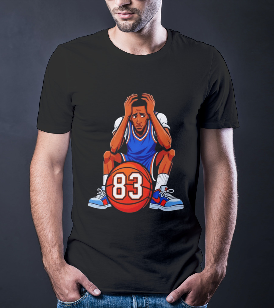 Bam Adebayo 83 Miami Heat Performance Caricature T-Shirt