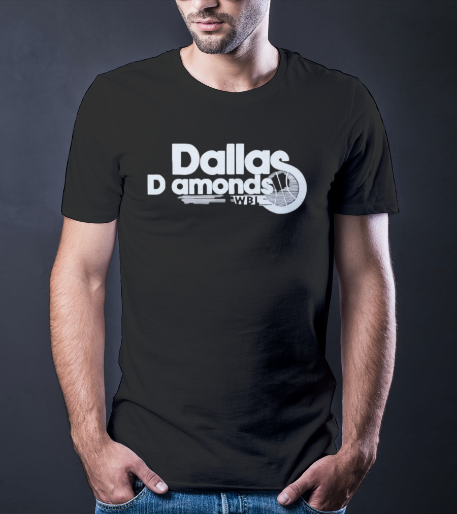 Dallas Diamonds Basketball Team WPBL 1978 T-Shirt