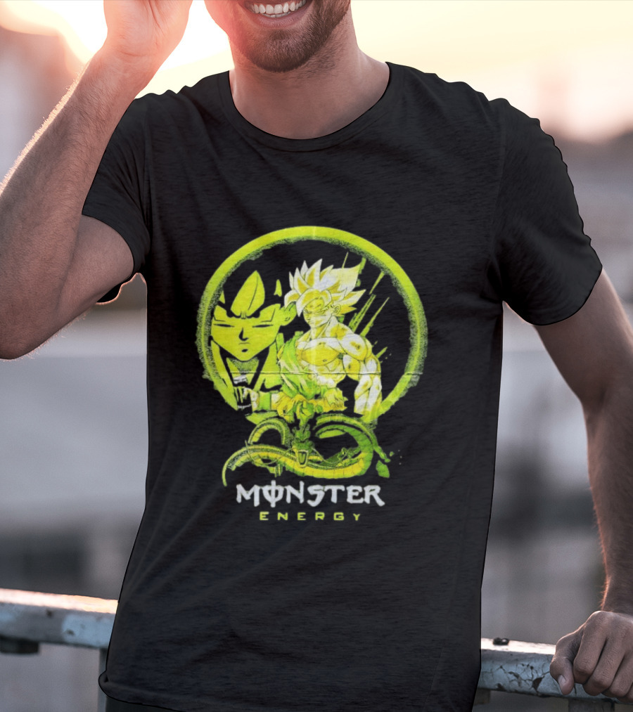 Songoku Dragon Ball Monster Energy Shenron Fusion T-Shirt