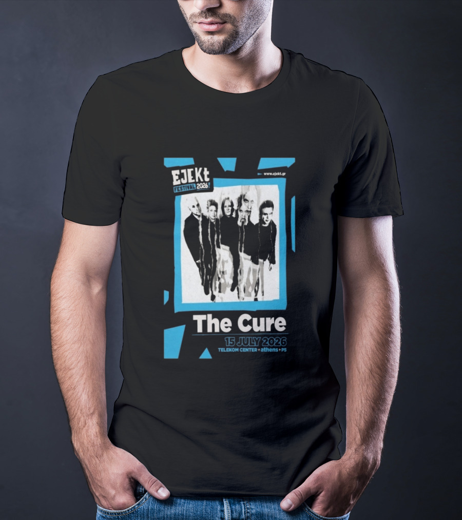 EJEKT Festival 2026 The Cure 15 July Telekom Center Athens T-Shirt