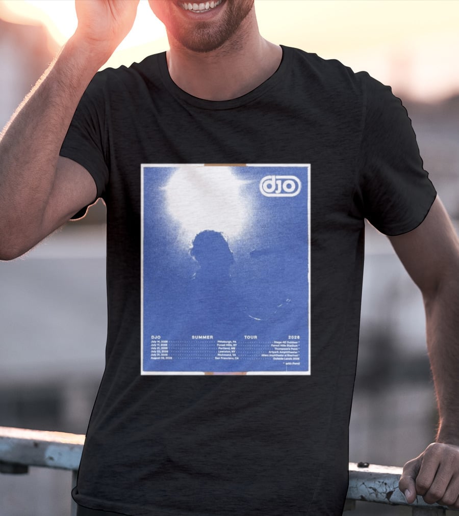 Djo Summer Tour 2026 Pittsburgh New York New Haven Louisville Milwaukee San Francisco T-Shirt
